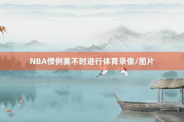 NBA惯例赛不时进行体育录像/图片