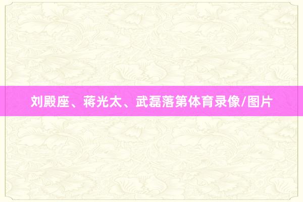 刘殿座、蒋光太、武磊落第体育录像/图片