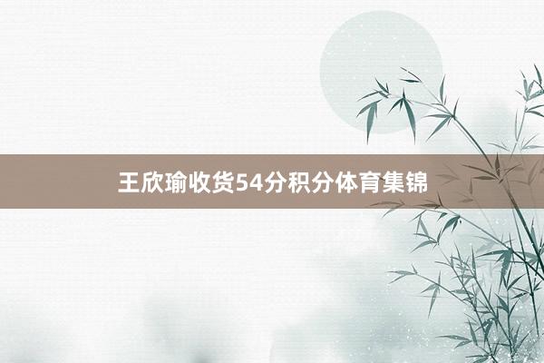 王欣瑜收货54分积分体育集锦