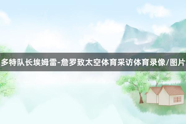 多特队长埃姆雷-詹罗致太空体育采访体育录像/图片
