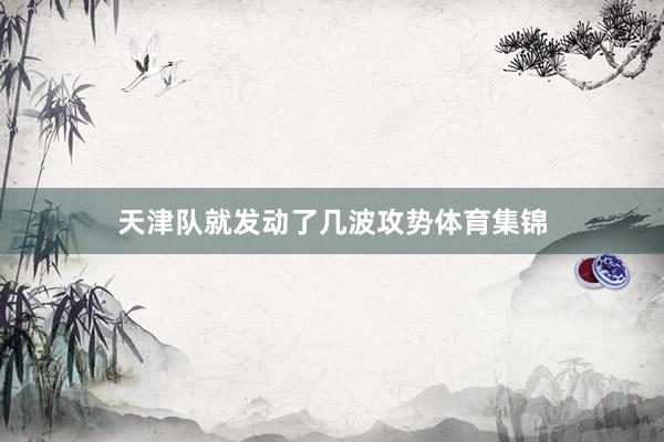 天津队就发动了几波攻势体育集锦