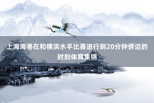 上海海港在和横滨水手比赛进行到20分钟傍边的时刻体育集锦