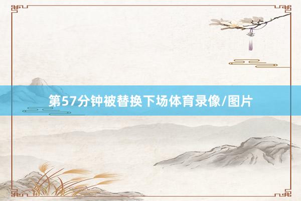 第57分钟被替换下场体育录像/图片