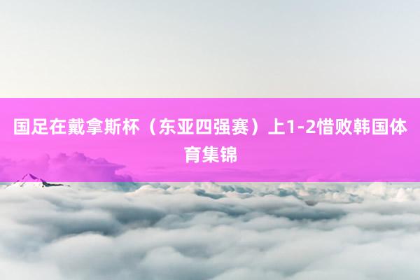 国足在戴拿斯杯（东亚四强赛）上1-2惜败韩国体育集锦