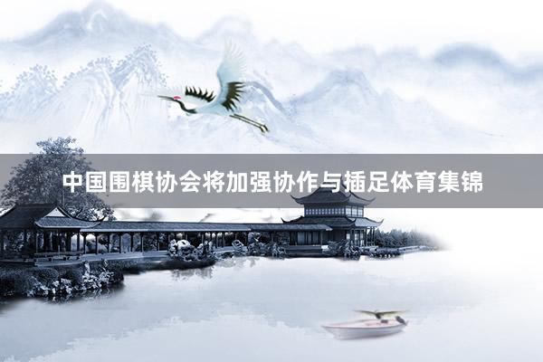 中国围棋协会将加强协作与插足体育集锦