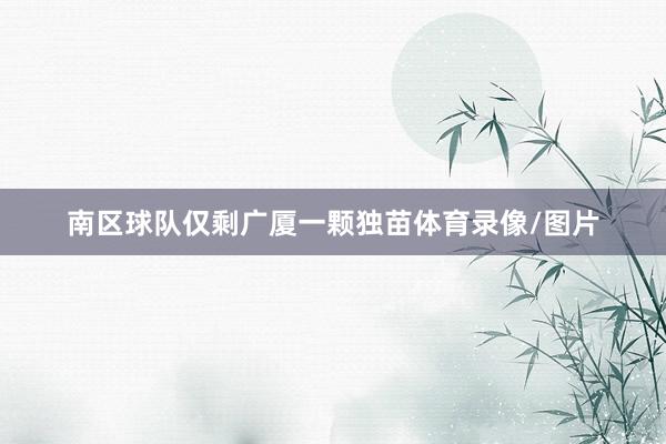南区球队仅剩广厦一颗独苗体育录像/图片