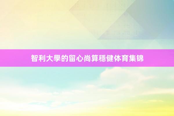 智利大學的留心尚算穩健体育集锦