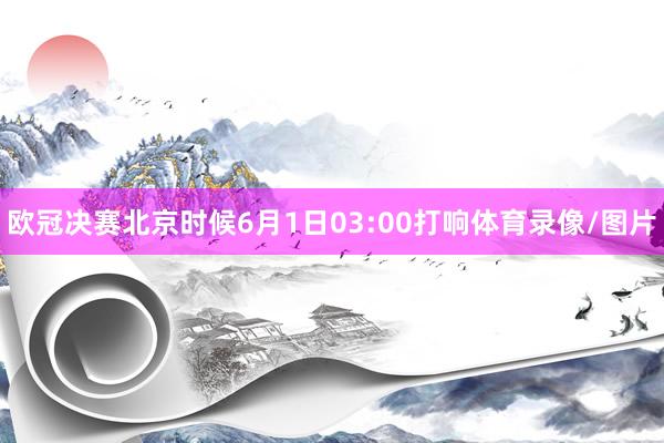 欧冠决赛北京时候6月1日03:00打响体育录像/图片