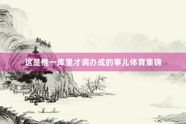 这是惟一库里才调办成的事儿体育集锦