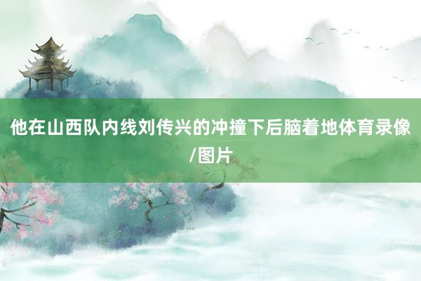 他在山西队内线刘传兴的冲撞下后脑着地体育录像/图片