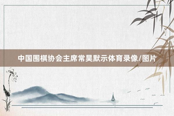 中国围棋协会主席常昊默示体育录像/图片