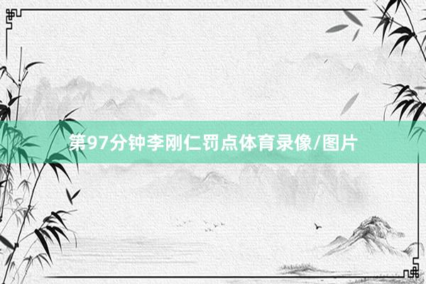 第97分钟李刚仁罚点体育录像/图片