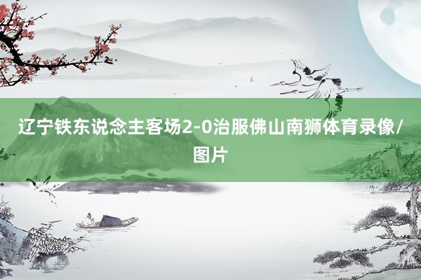 辽宁铁东说念主客场2-0治服佛山南狮体育录像/图片