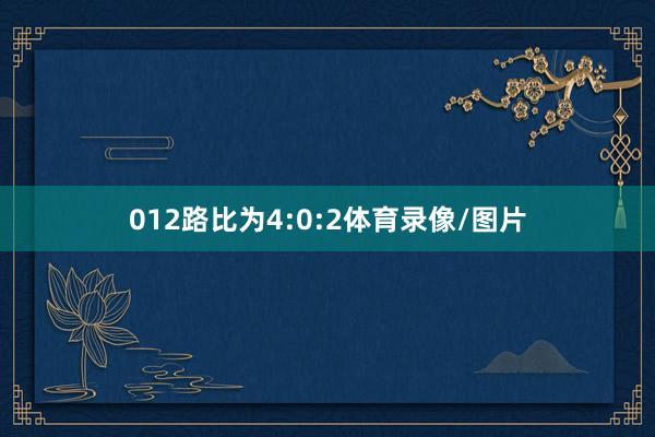 012路比为4:0:2体育录像/图片